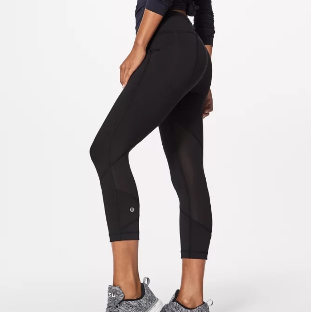 EUC 💎 Lululemon Pace Rival Crop 22" Size 4